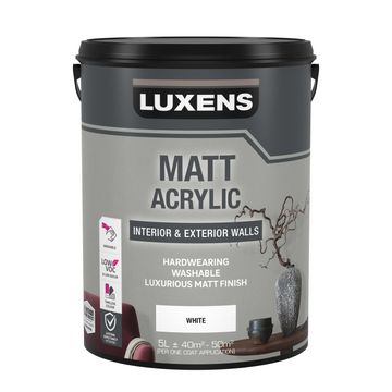 Luxens lux matt white 5l