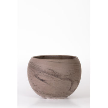 Pot, Basalt Pot, Ball, 12cm