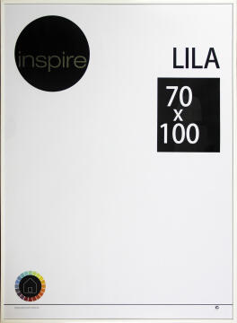 Inspire lila frame white 70x100cm