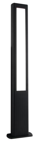 BOLLARD LED 12W ALUMINUM BLACK 960LM