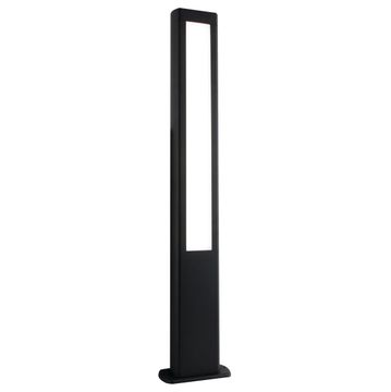 BOLLARD LED 12W ALUMINUM BLACK 960LM