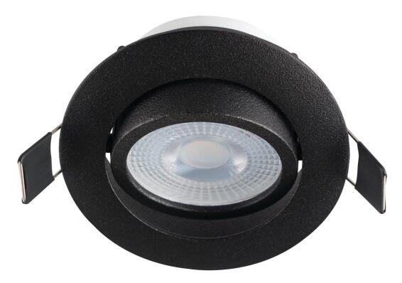 downlight  black bulb warm white tilt led