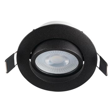downlight  black bulb warm white tilt led