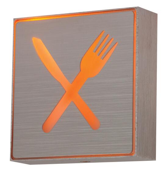 KNIFE & FORK SIGN LED