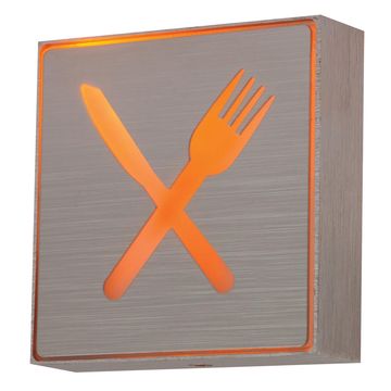 KNIFE & FORK SIGN LED