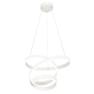 pendant light led with remote matt white