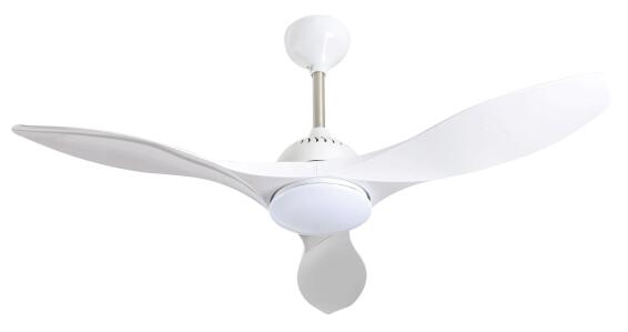 ceiling fan with light led 3blade 48 white