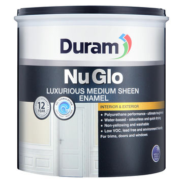 Duram Medium Sheen Enamel Paint NuGlo Golden Yellow 1L