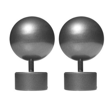 Finishing Touches 2 x Ball Finial Gun Metal 28 mm