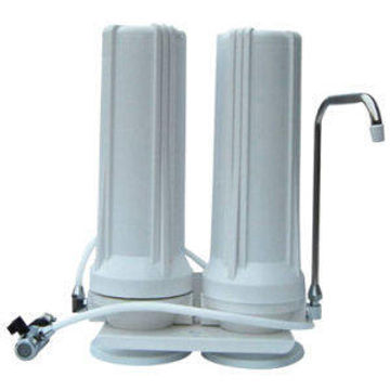 Double Plastic Counter top water filtration unit