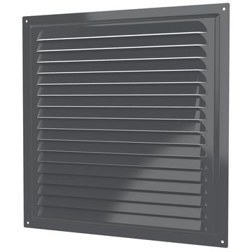 Wall vent grille 300x300mm grey