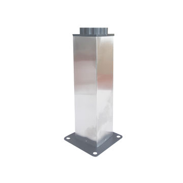 Leg Square, 100mm x 40 x 40mm Satin