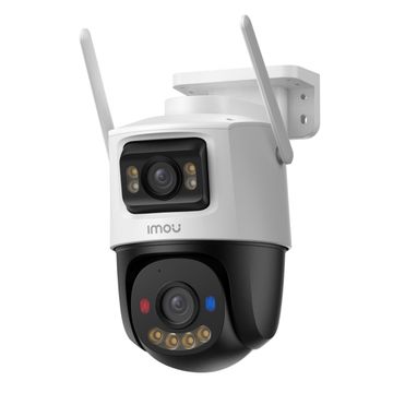 Imou Cruiser Dual 2 6MP Pan Tilt Outdoor Security Camera White and Black