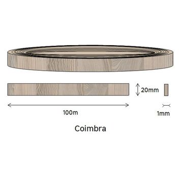 Edging PVC Roll Coimbra-1mm thick-w20mmxl100m