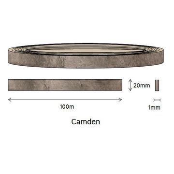 Edging PVC Roll Camden-1mm thick-w20mmxl100m