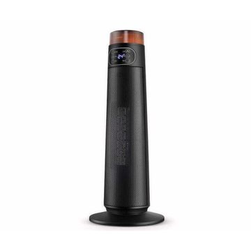 Alva electric tower fan heater with light effect