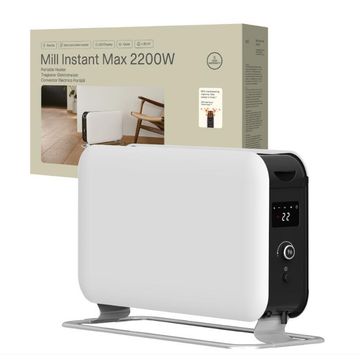 Mill instant max led portable heater 2200w white indoor