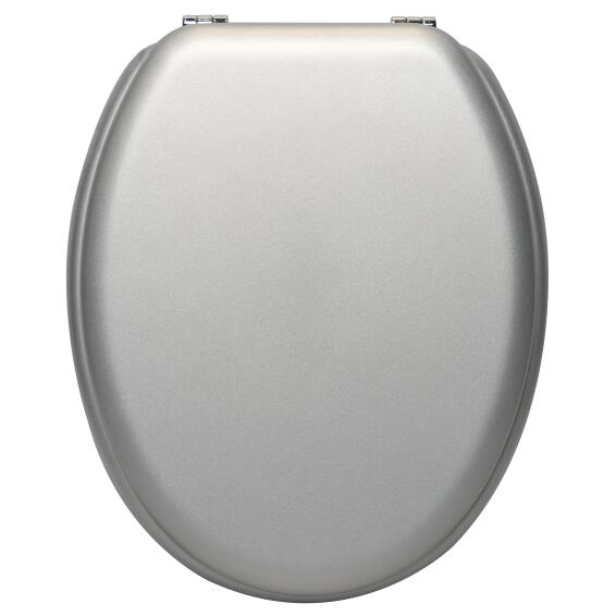 Sensea Pop Oval Toilet Seat Silver