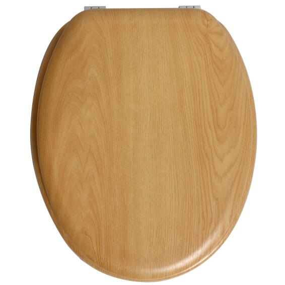 Sensea Pop Oval Toilet Seat Natural Pine Wood