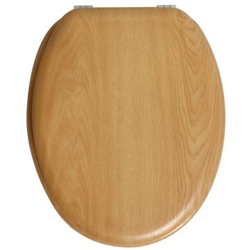 Sensea Pop Oval Toilet Seat Natural Pine Wood