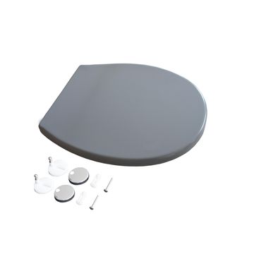 Sensea Remix Oval Soft Close Toilet Seat Granit - Grey