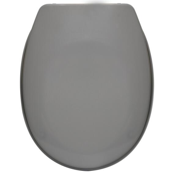 Sensea Sparta Oval Toilet Seat With Soft Close Hinge Granit-Grey 