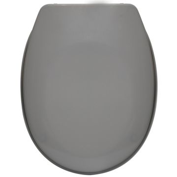 Sensea Sparta Oval Toilet Seat With Soft Close Hinge Granit-Grey 