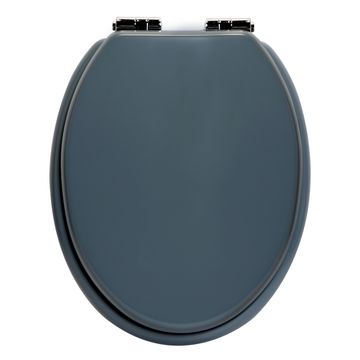 Sensea Purity Oval Toilet Seat Ink With Soft Close Hinge 