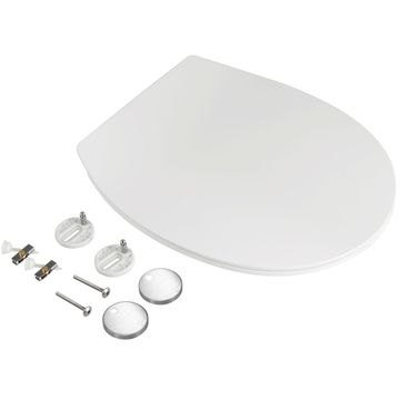 Sensea neo oval slim toilet seat white medium