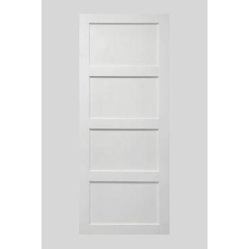 Interior Door 4 Panel Shaker White w813xh2032mm 