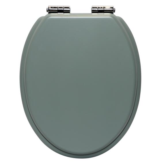 Sensea Purity Oval Toilet Seat Sage With Soft Close Hinge