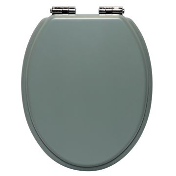 Sensea Purity Oval Toilet Seat Sage With Soft Close Hinge