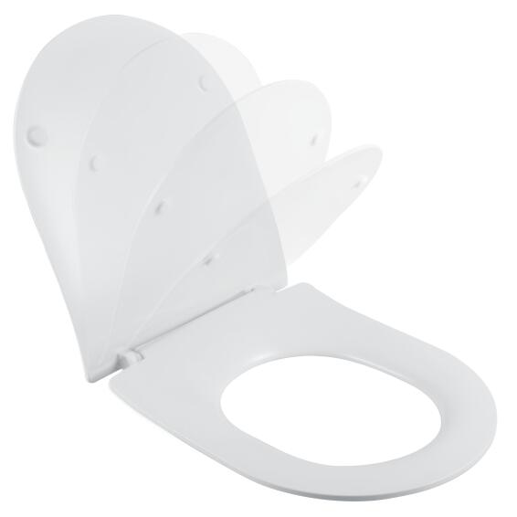 Sensea Neo Slim Round Toilet Seat White W36.2cmxH5.1cm