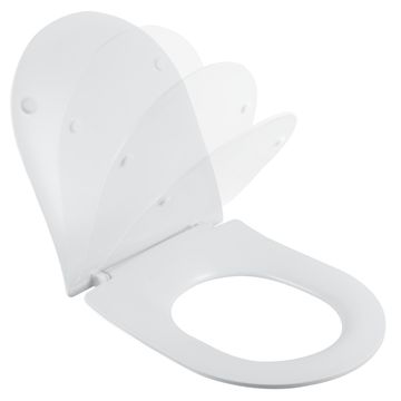 Sensea Neo Duroplastic Slim Round Toilet Seat White 