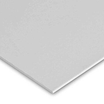 Synthetic Glass High Impact Polystyrene (Hips) White Matt 0.9mm thick-2000x1000mm