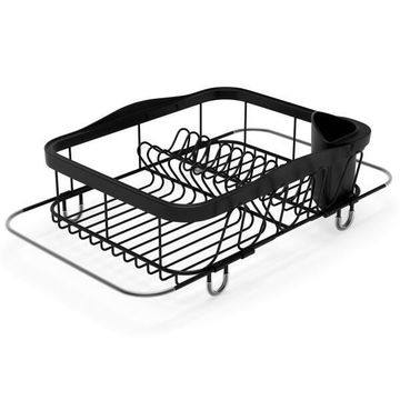 Umbra sinkin multi use dish rack - Black