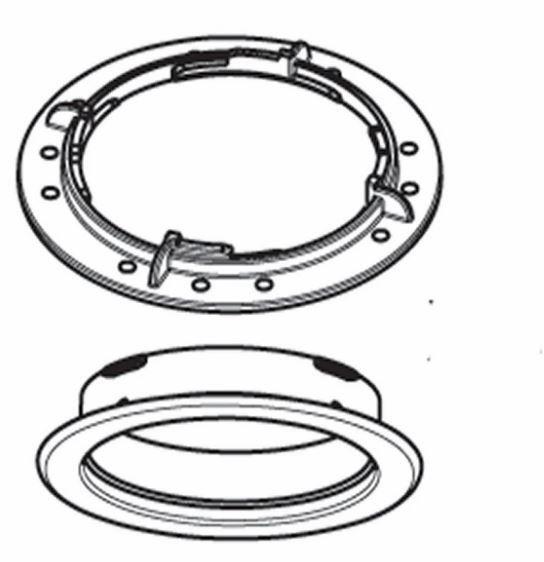 Interior Cladding Accessory Support for Downlights White pack of 3