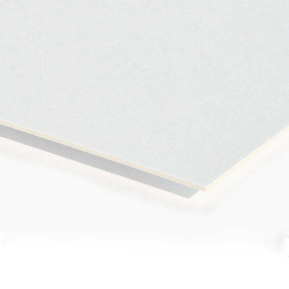 Synthetic Glass PVC Foam White 10mm thick 1000x500mm