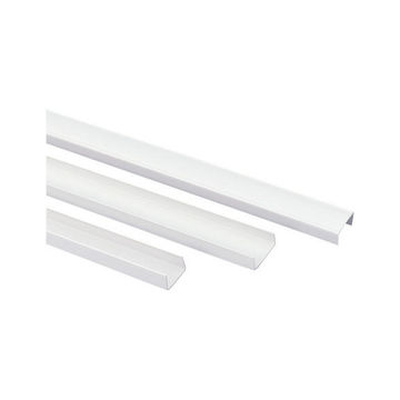 Edging PVC U Shape White 22mmx2.75m