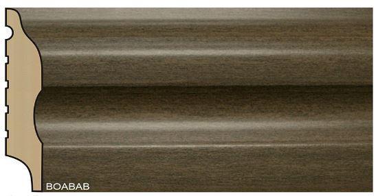 Skirting Polymer Curved Baobab 15x75x2700mm pack of 2