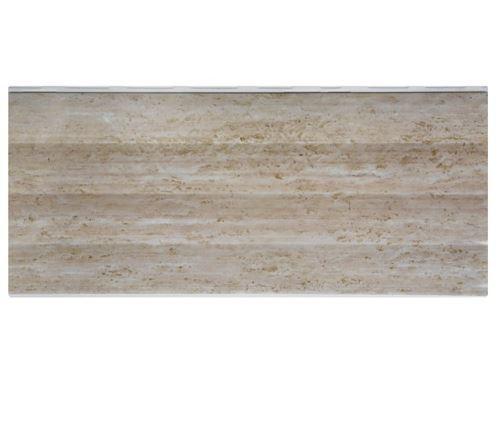 Interior cladding pvc for ceiling print curve beige 8mm thick-250x3900mm-panel of 0.975m2
