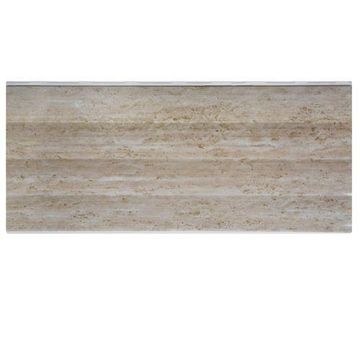 Interior cladding pvc for ceiling print curve beige 8mm thick-250x3900mm-panel of 0.975m2