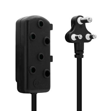 Ellies Side by Side Light Duty Extension Lead 3M Black
