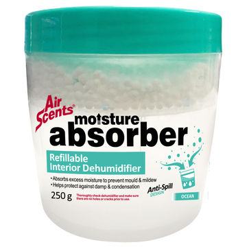 Air Scents Moisture Absorber Refillable 250gr Ocean