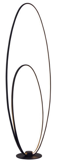 FLOOR LAMP LED 3000K 1680LM BLACK