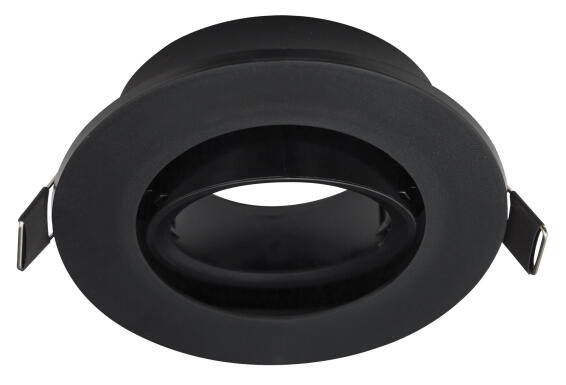 downlight  black antiglare tilt flat