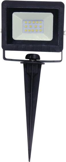 FLOODIGHT LED 10W PVC & SPIKE 500LM