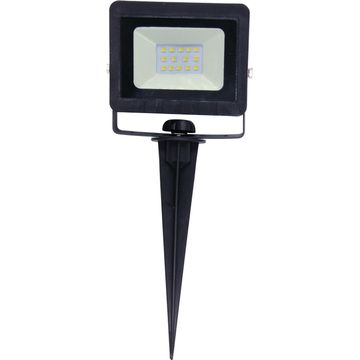 FLOODIGHT LED 10W PVC & SPIKE 500LM