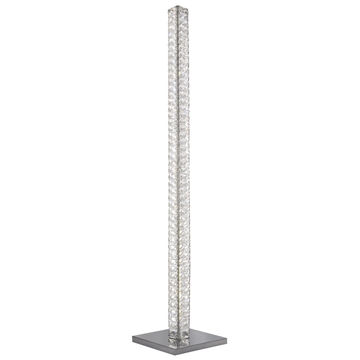 FLOOR LAMP LED CRYSTAL WITH REMOTE