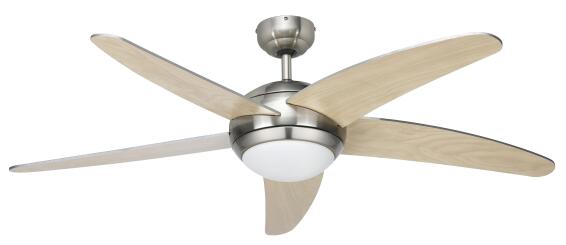 ceiling fan with light 5blade satin light with  remote